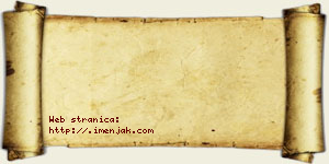 Jana Karaklajić vizit kartica